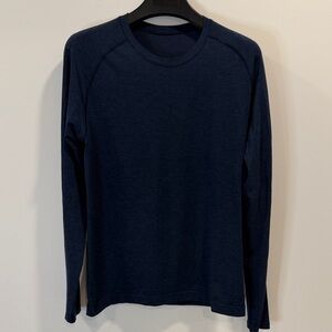lululemon athletica Deep Blue Long Sleeve Tee